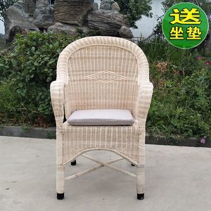 天然真藤椅纯手工编织藤条椅汉中老式藤椅老人靠背椅单人办公椅