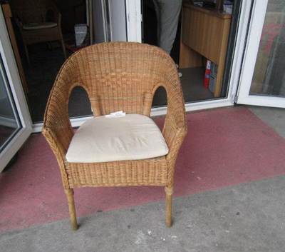 藤椅2个新 用一年-沈阳藤椅