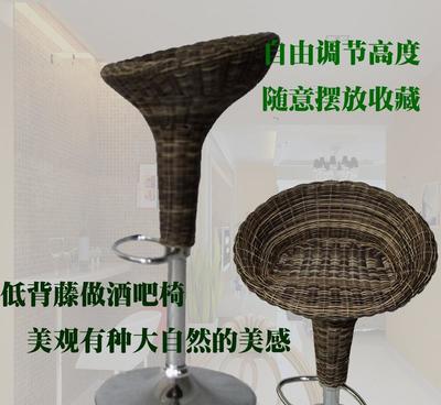 慕恩新月藤编吧椅藤椅酒吧安吉藤椅盟司图欧安吉e
