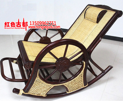 批发藤椅沙发藤摇椅藤吊篮藤沙发摇椅藤木雕花精工摇椅43