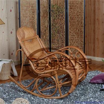 佛山乐从藤摇椅批发 户外藤制摇椅定制家具的专业选择